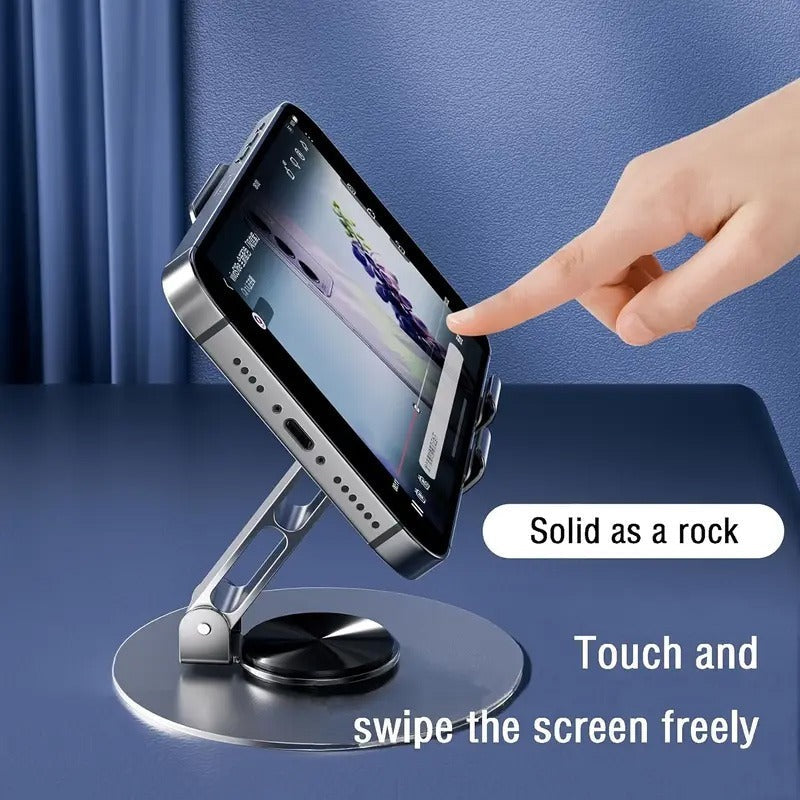 Adjustable Rotating Anti-Slip Metal Phone Stand